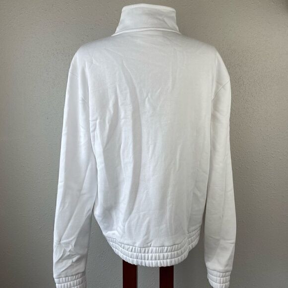 Fila White Quarter Zip Pullover Size L EUC - Picture 5 of 8